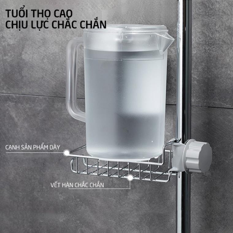 Khay Inox Gắn Vòi Rữa Chén, Dụng Cụ Đa Năng Tiện Dụng