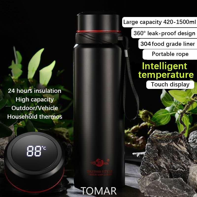 420-1800Ml Dung Lượng 304 Thép Không Gỉ Tumbler Hút Chân Không Giữ Nhiệt Bình Giữ Nhiệt Giữ Ấm Và Lạnh Bình