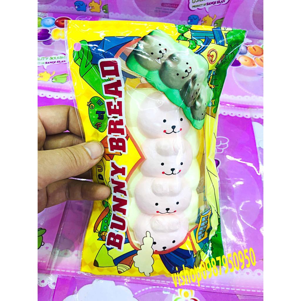 Bán SQUISHY BÁNH SÂU 4 KHÚC KÈM BAO BÌ - HÀNG CỰC ĐẸP Siêu rẻ