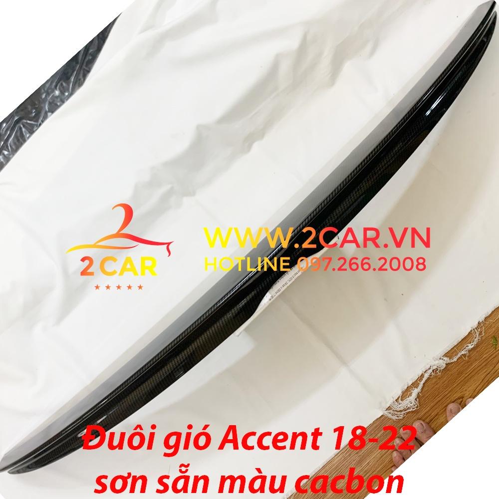 Đuôi gió liền cốp CARBON xe Hyundai Accent đời 2018-2023 sơn sẵn màu CACBON