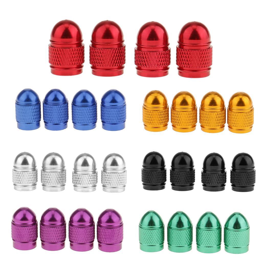 2x 4x Aluminum Style Rim Valve/Wheel Air