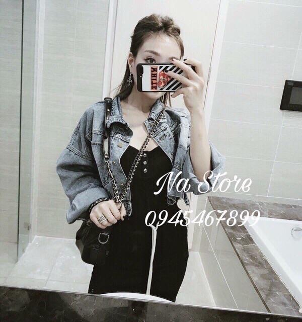 Khoác jeans dáng lửng mẫu mới nhất