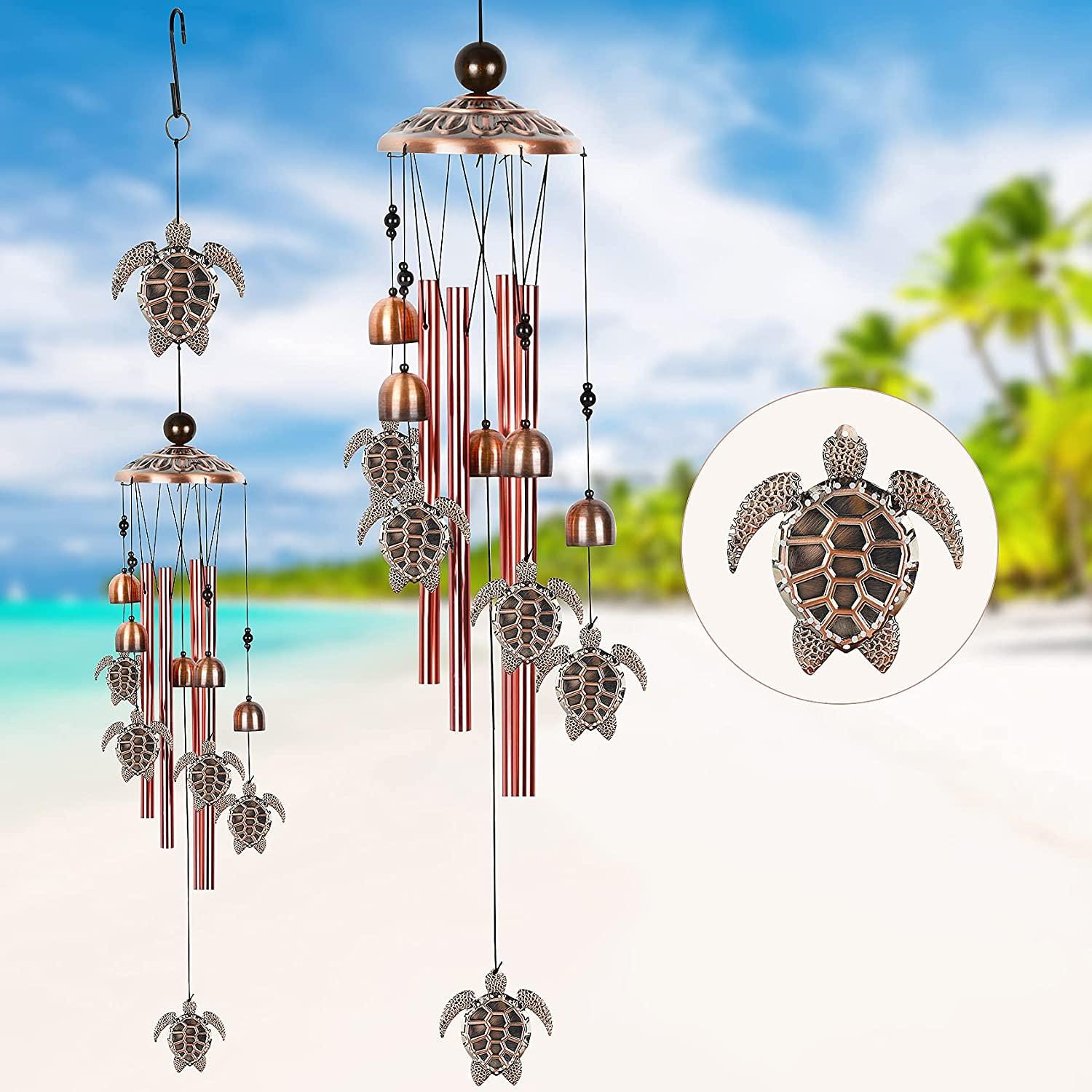 Chuông gió Jornarshar cho bên ngoài, Chuông gió hình con rùa có ống, Cổ điển