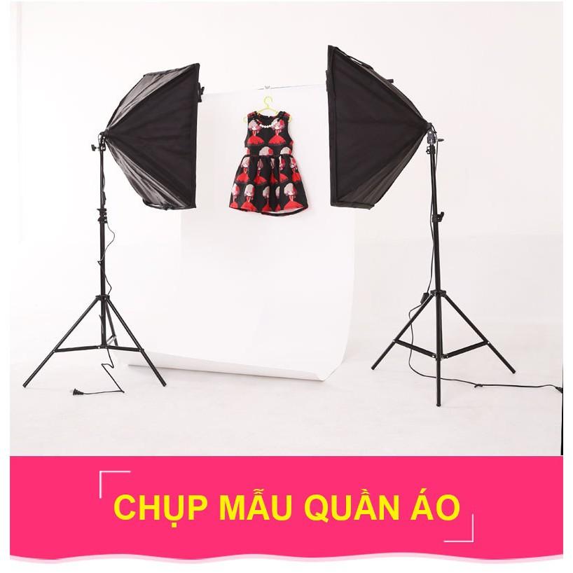 Softbox Chụp Ảnh Sản Phẩm Hỗ Trợ Sáng - Đèn Chụp Ảnh 50x70, Có Thể Mua Kèm Bóng 85W TianRui