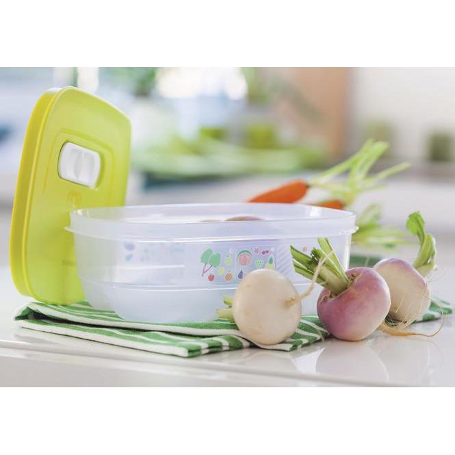 Hộp Trữ Mát Rau Củ Ventsmart 375ml Tupperware, Hộp Có Nút Hô Hấp Giúp Trái Cây Tươi Lâu Hơn