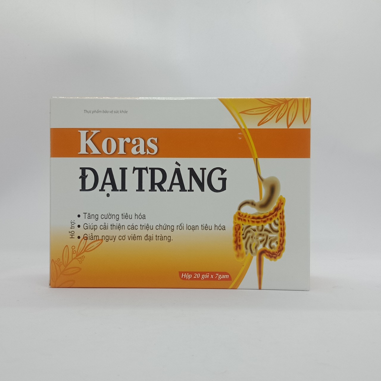 Gói Uống KORAS ĐẠI TRÀNG - Hỗ Trợ Giảm Triệu Chứng Của Viêm Đại Tràng- Rối Loạn Tiêu Hóa