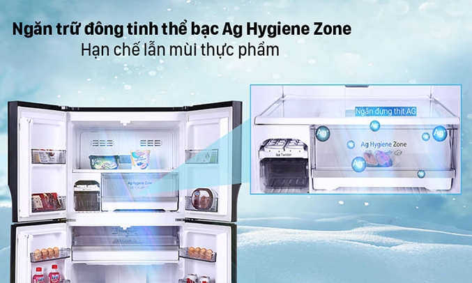 Tủ lạnh Panasonic - Ngăn trữ đông Ag Hygiene Zone