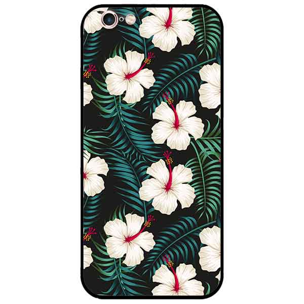 Ốp lưng in cho Iphone 6 Plus/ 6s Plus Mẫu Hoa Trắng