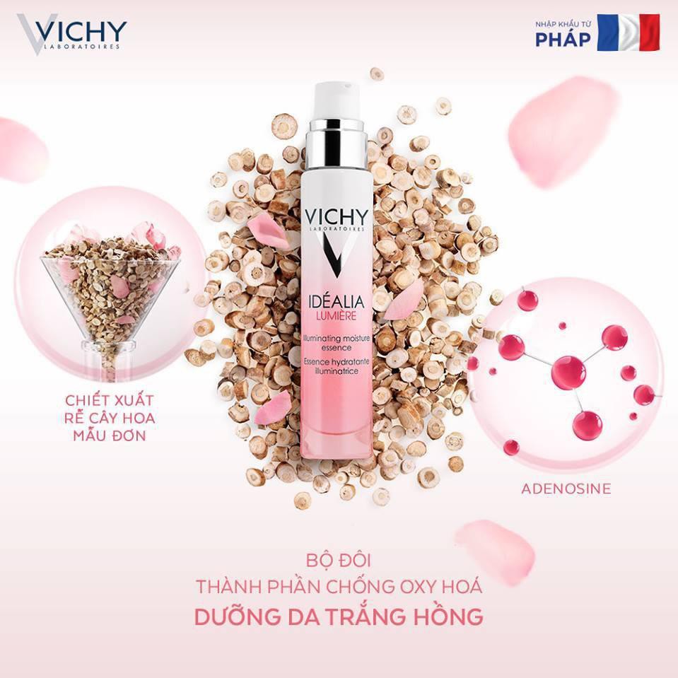 VICHY Tinh Chất Dưỡng Da Trắng Hồng Căng Mọng Idealia Lumiere 30ml