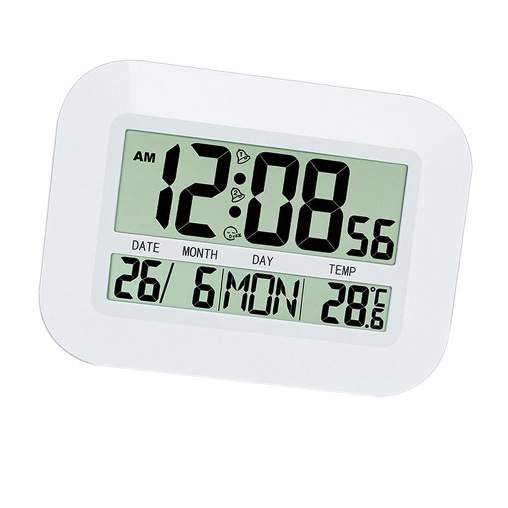 Multifunction Digital Clock Table Wall Clock Temp Meter Alarm Calender Clock