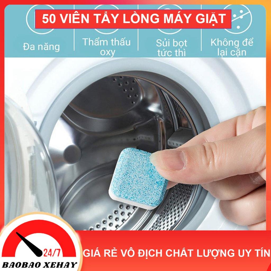 48, 24, 12 VIÊN TẨY VỆ SINH LỒNG MÁY GIẶT DIỆT KHUẨN VÀ CHẤT CẶN LỒNG GIẶT HIỆU QUẢ 206858