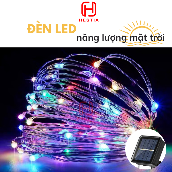 Đèn led dây năng lượng mặt trời T-Light 10 mét, 20 mét cho không gian Nhà, Quán Cafe, Ban Công, Sân Thượng Siêu Chill...