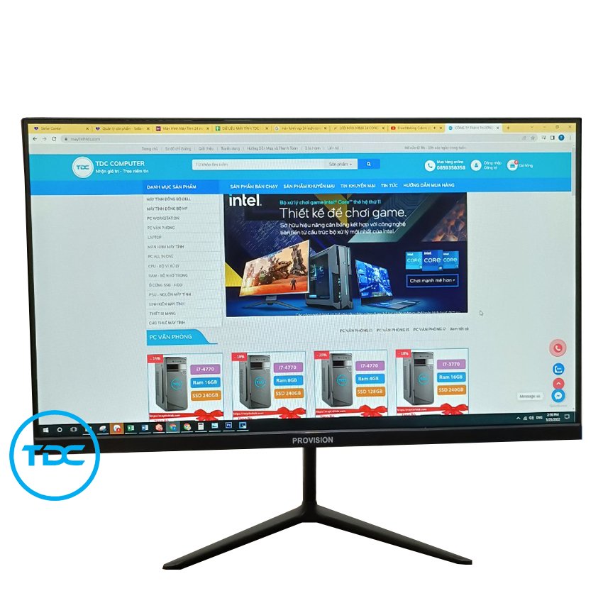 Màn hình K-vision 24 inch GM241VNG độ phân giải FUll HD 1920x1080 - Chống Lóa - Tần số 75Hz - Hàng Chính Hãng NEW FullHD