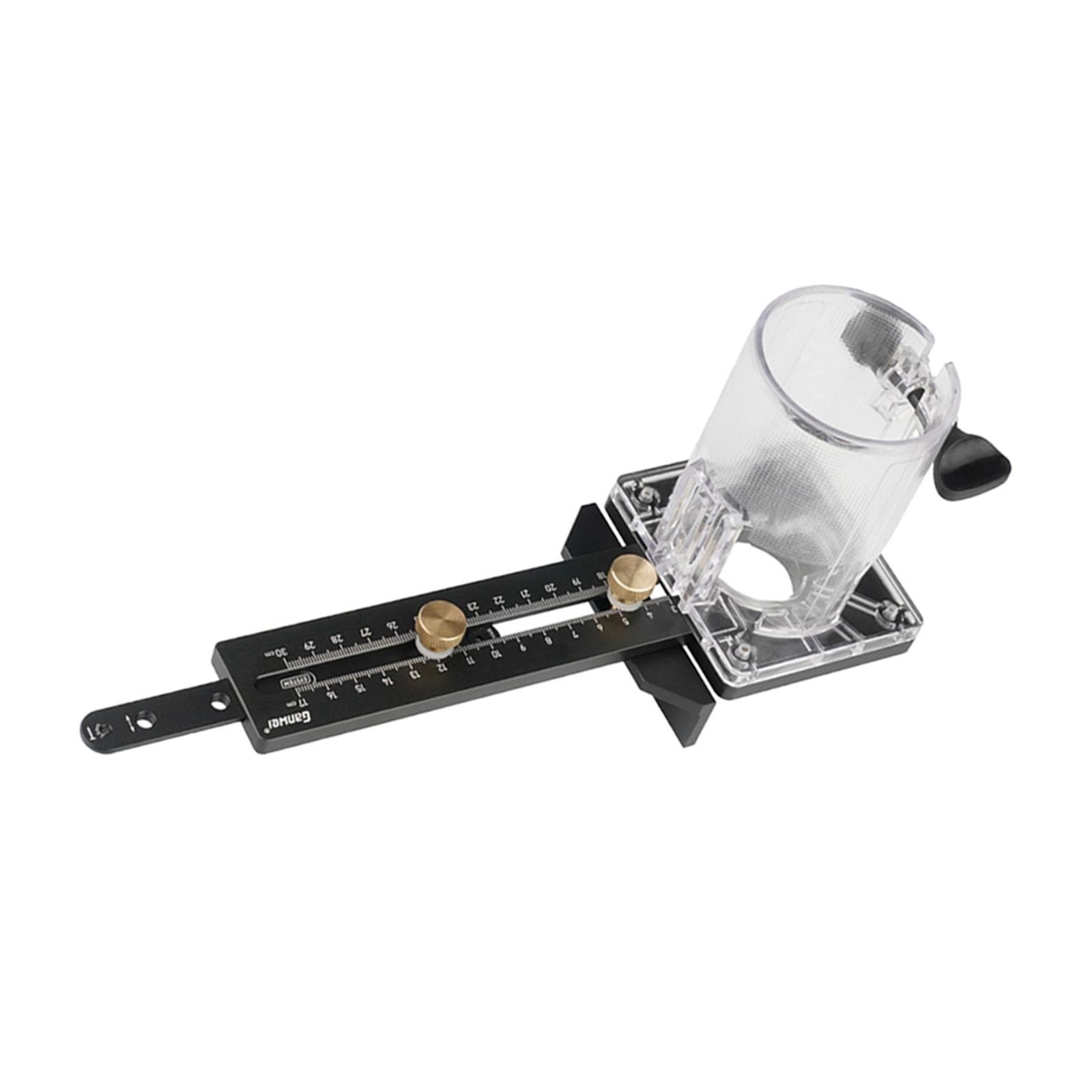Router Circle Cutter Jig Woodworking Aluminum Wood Trimmer Router Tool for Engraving Routing Electric Hand Trimmer Edging Projects Slotting