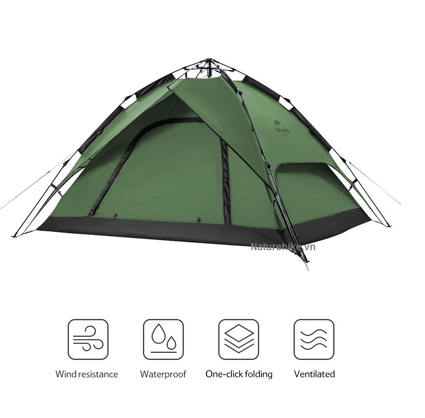 Lều 3 người tự bung NH21ZP008, lều dã ngoại (Automatic tent for 3 people)