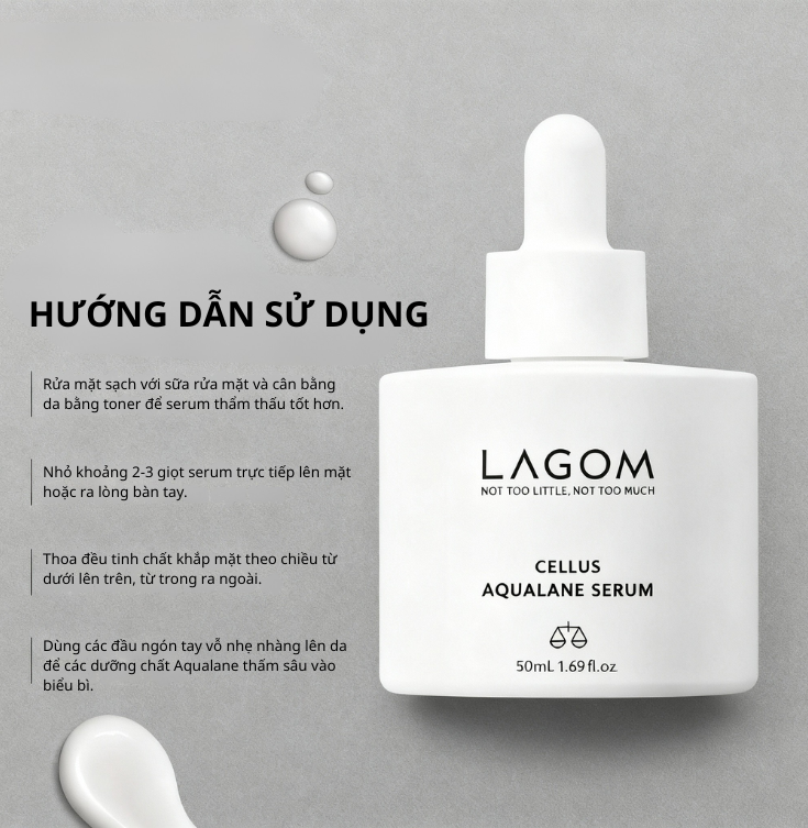 Toner dưỡng ẩm LAGOM Cellus Revive Essence, hỗ trợ làm săn chắc và đàn hồi cho làn da, phục hồi da kích ứng