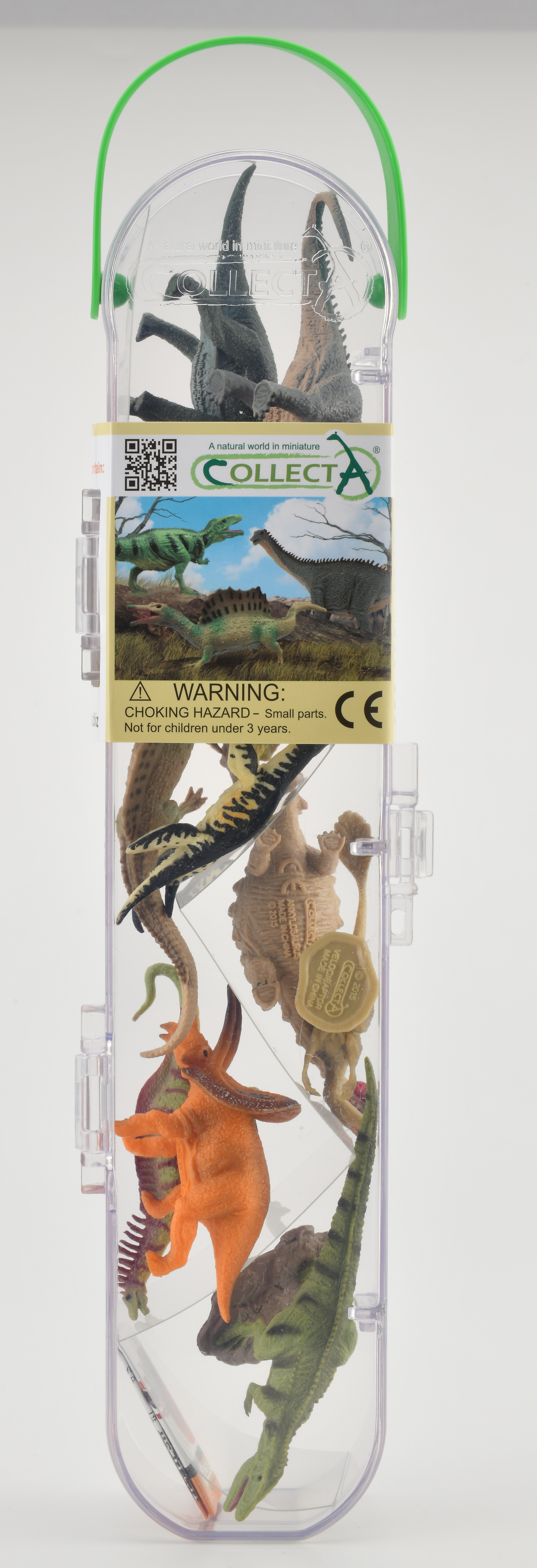 Bộ hình thu nhỏ: Khủng Long 2 - CollectA Box of Mini Dinosaur - 2, hiệu: CollectA, mã HS 9655080 -  Chất liệu an toàn cho trẻ - Hàng chính hãng