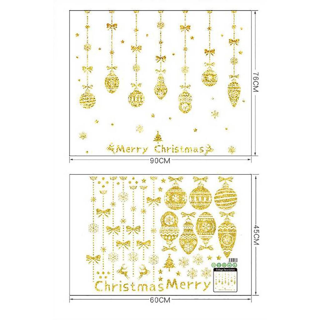 DECAL TRANG TRÍ NOEL 2 MẶT 2021 SỐ 26