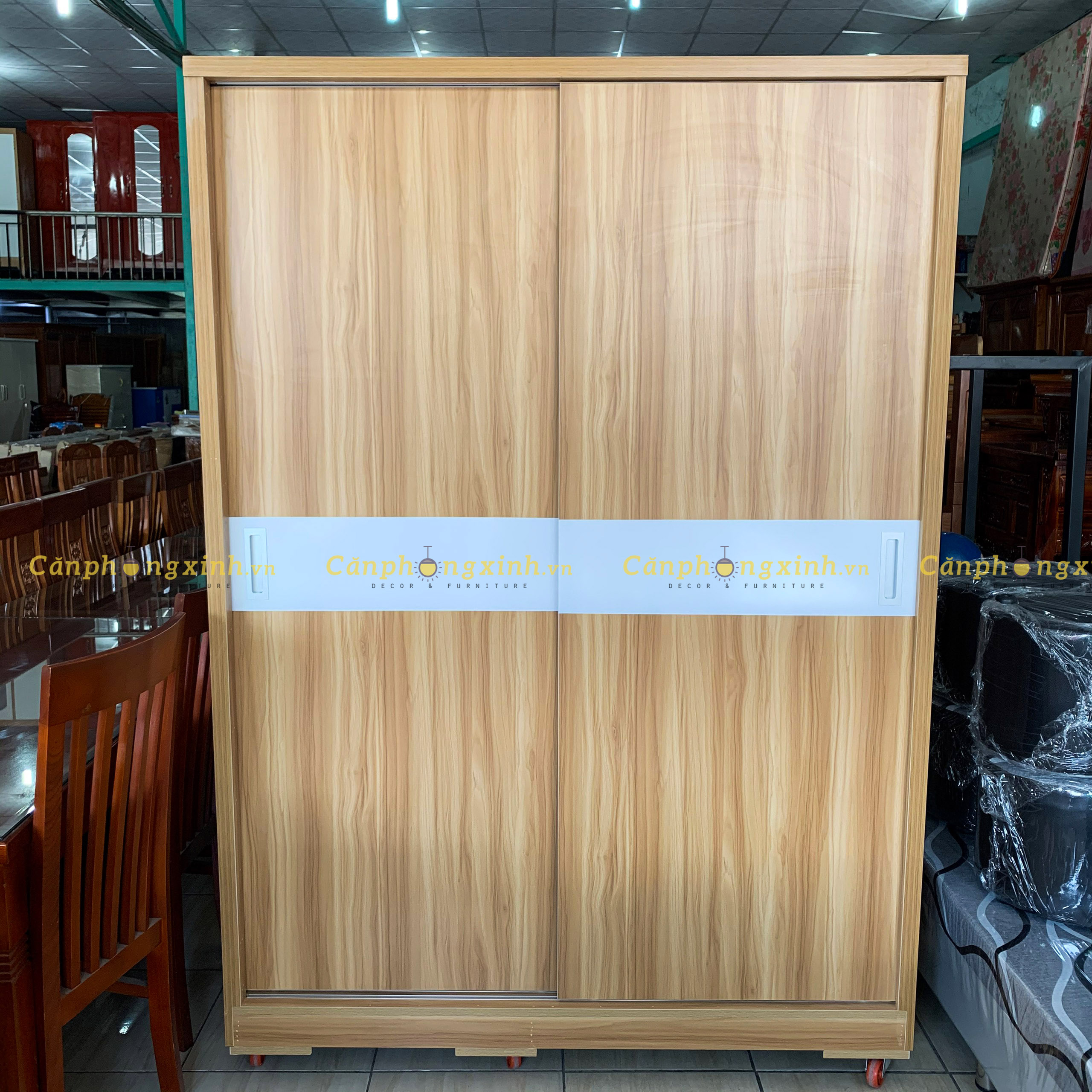 Tủ áo cửa lùa gỗ cn MDF CPX-T02
