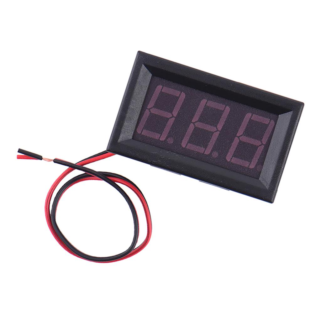 2 Wire AC70-500V Digital Volt Voltage Meter Voltmeter Car Motor 0.56''