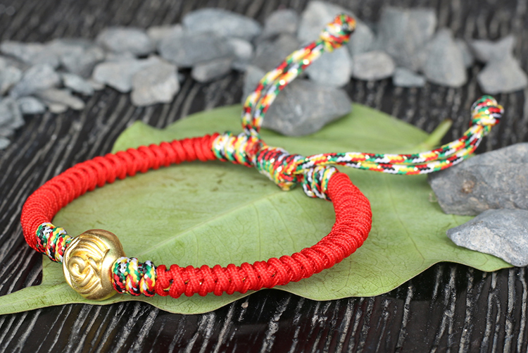 Vòng Tay Charm Hoa Bạc Bọc Vàng Dây 7 Sắc Ngọc Quý Gemstones GA150