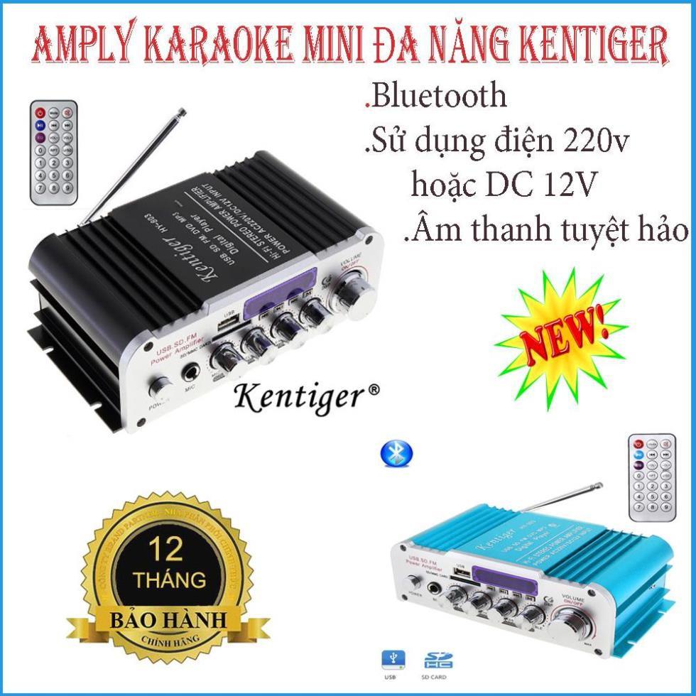 Amply kết nối Bluetooth cao cấp nhập khẩu, Amply mini cao cấp Amly mini Karaoke Kentiger HY 803 z