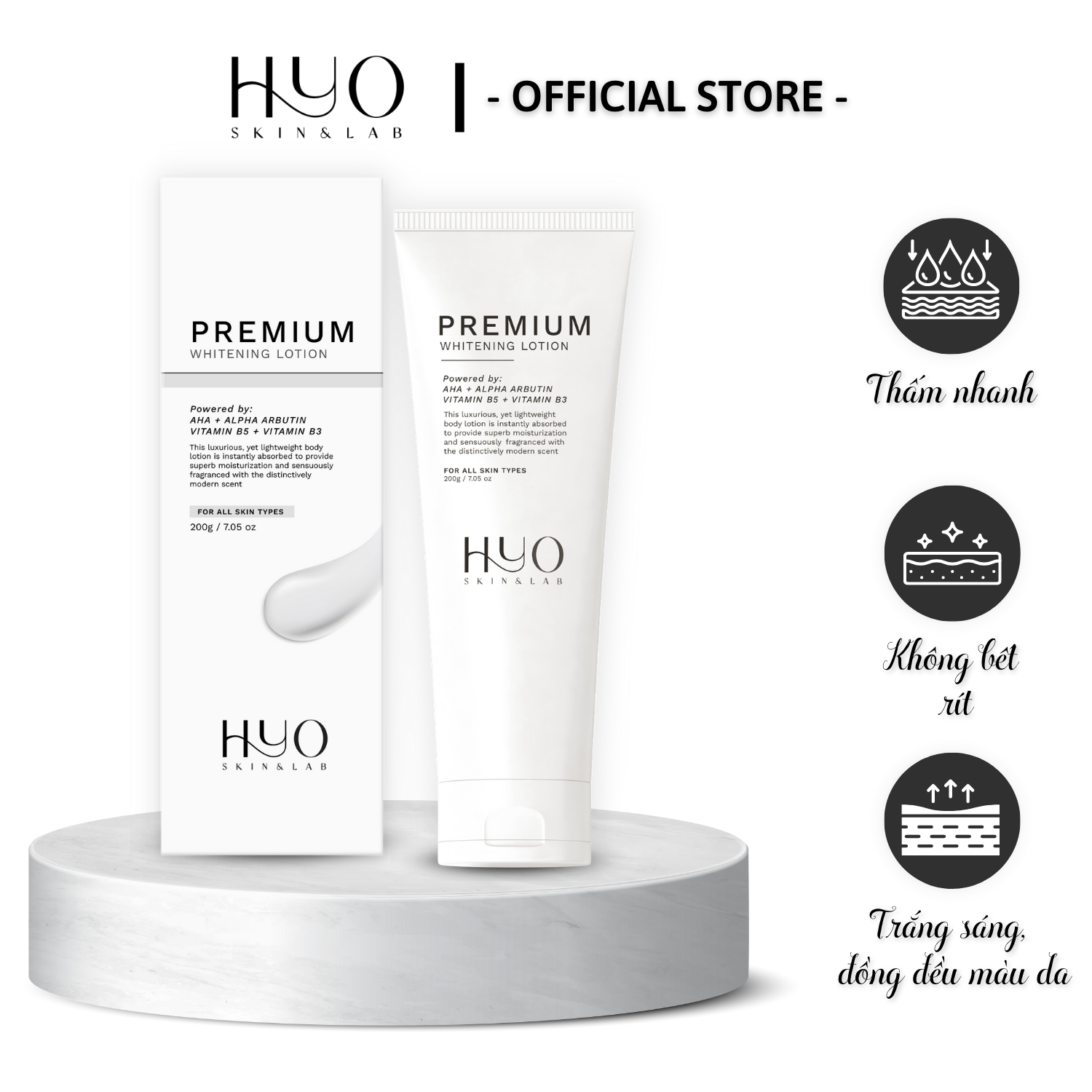 Hình ảnh Kem dưỡng làm trắng sáng da toàn thân HYO PREMIUM 200g - Hàn Quốc