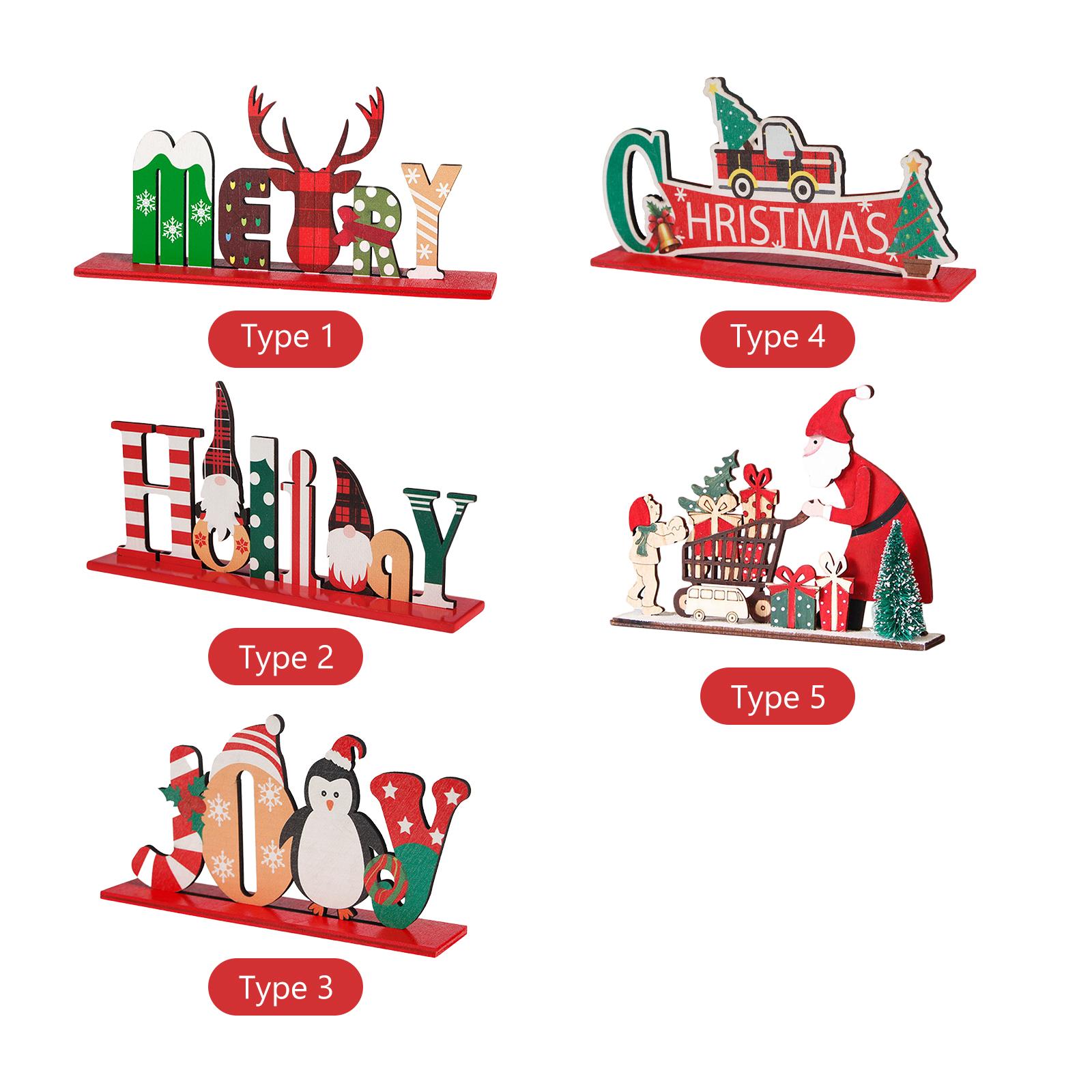 Thanh Gỗ Trang Trí Giáng Sinh Noel Nhà Cửa