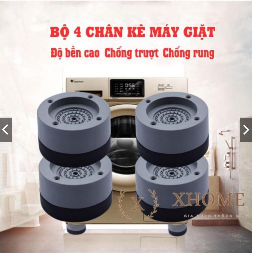 Bộ 4 Đế chân máy giặt chống rung, chống ồn- Đế chống rung máy giặt (sét 4 miếng)