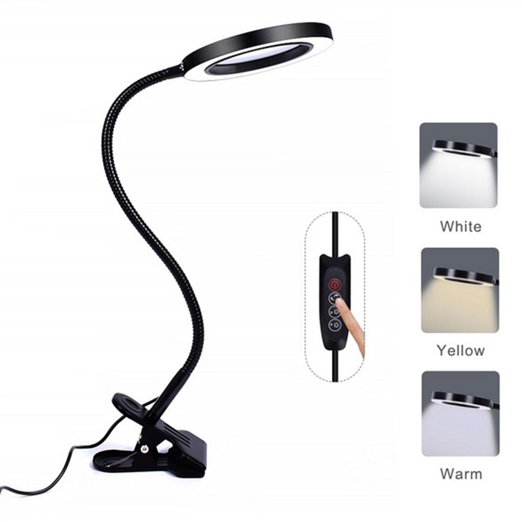 Đèn Bàn Kính Lúp Với ống Kính Kính Lúp 3X để đọc Thủ Công