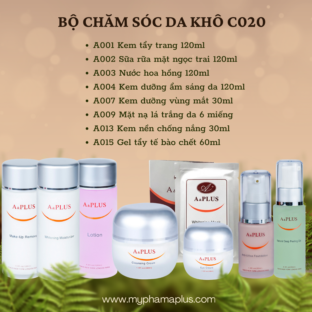 Bộ Chăm Sóc Da Khô A&Plus