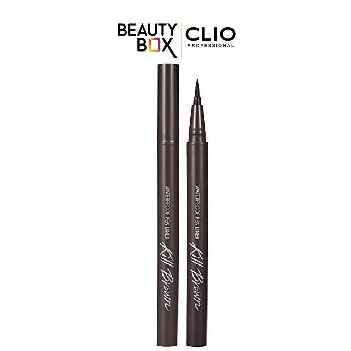 Viền Mắt Clio Waterproof Pen Liner Kill Brown Original 06 Gray Brown 0.55ml