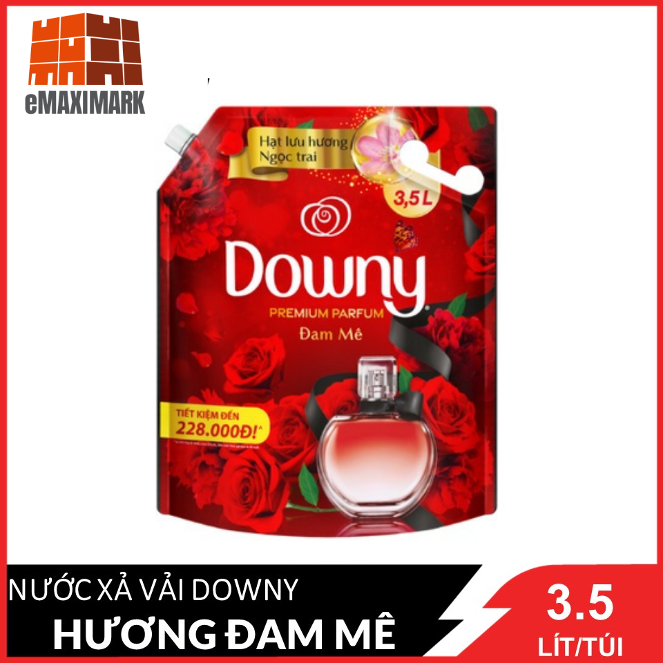 Nước xả vải Downy Đam mê túi 3.5L