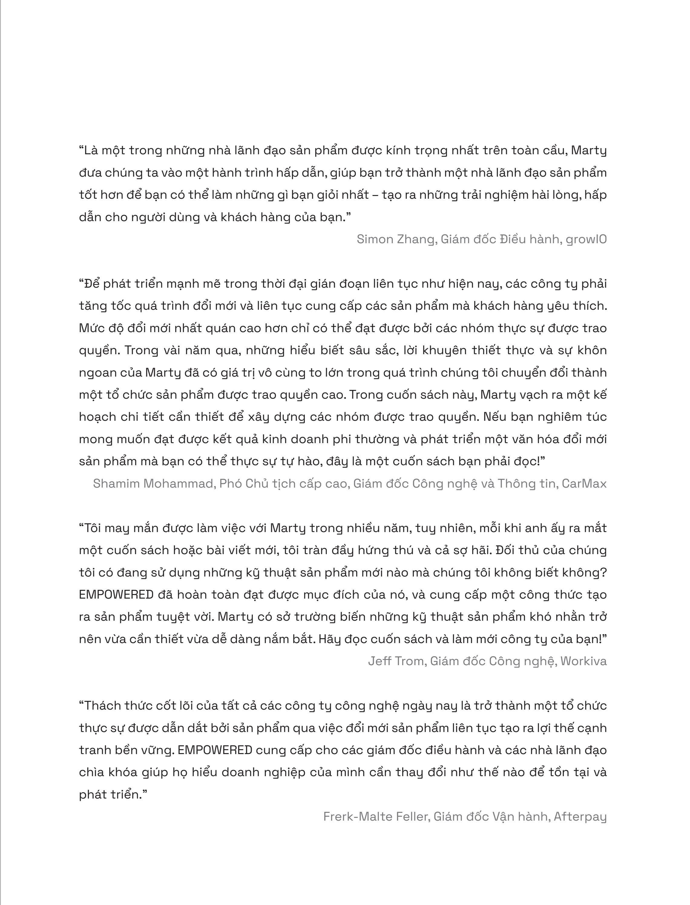 Empowered - Khai Phóng Tiềm Năng Nhân Lực, Sản Phẩm Công Nghệ Đột Phá