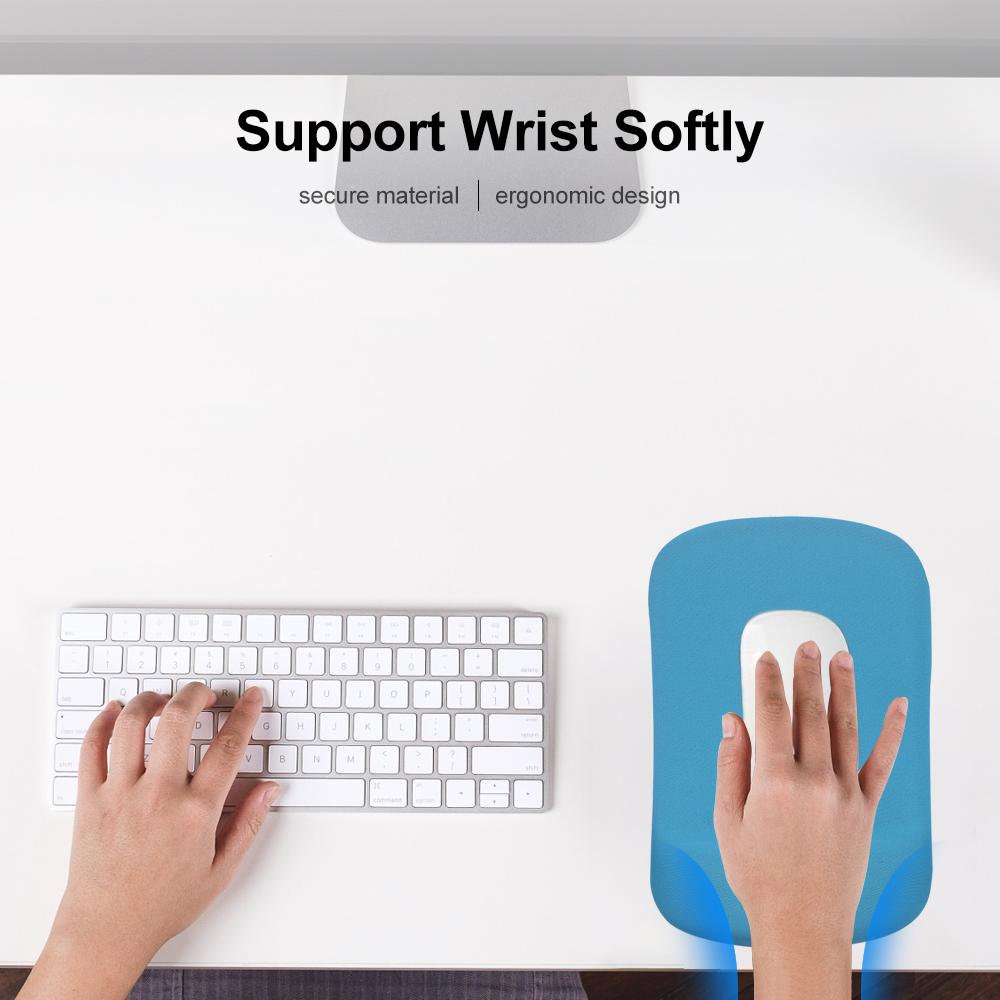 Tấm lót chuột silicone với hỗ trợ tựa cổ tay thoải mái cho máy tính xách tay PC