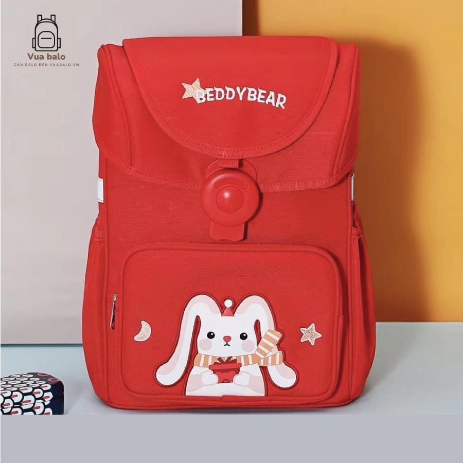 Balo Trẻ em Cấp 1 Beddy Bear Schoolbag Thỏ Đỏ phù hợp Bé đi học từ lớp 2 trở lên - Mã BF-THO. Kích thước 39 x 30 x 22 cm. Chính hãng Beddybear