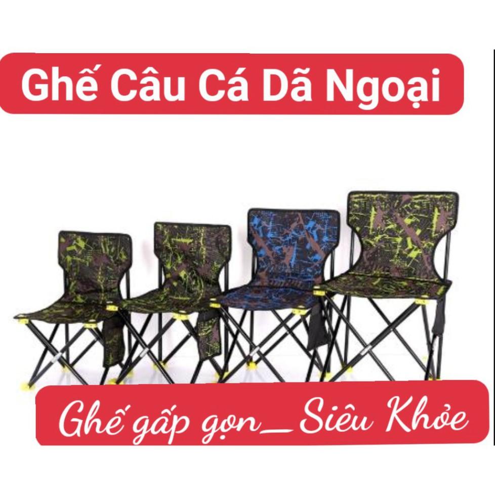 Ghế câu cá rằn ri gấp gọn siêu bền