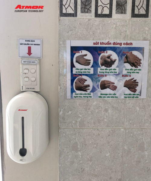 Máy Xịt Cồn Y Tế Cảm Ứng ATMOR - AT110 HÀNG CHÍNH HÃNG