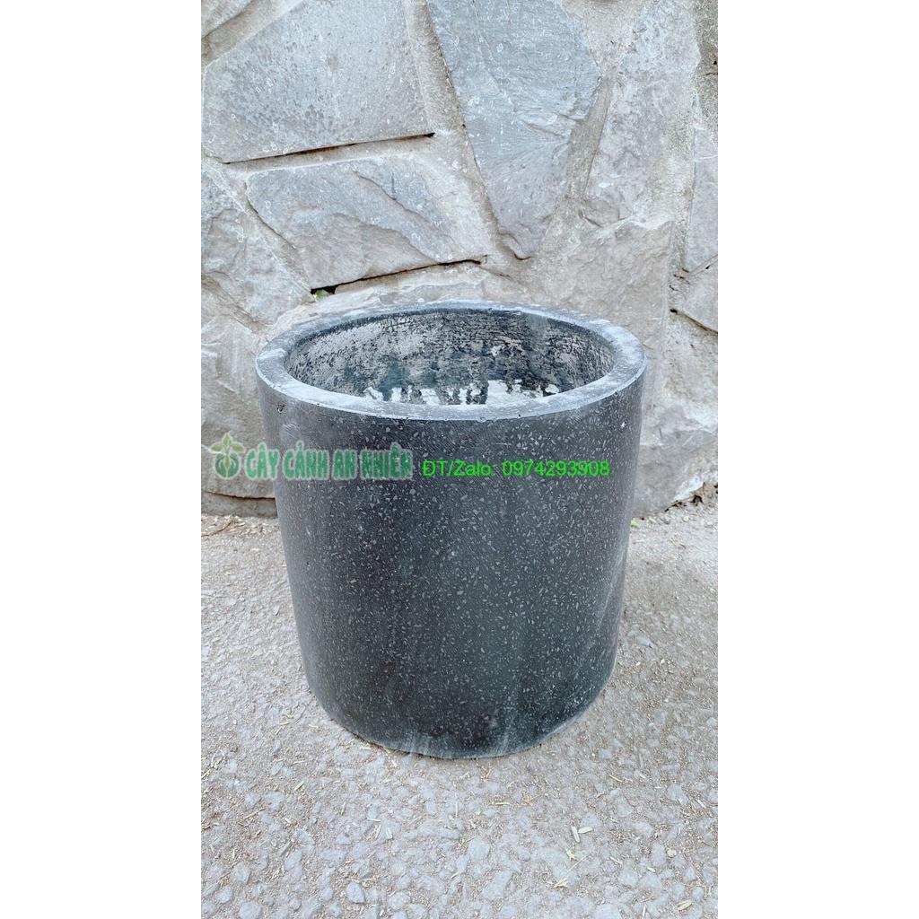 Chậu Xi Măng Trồng Cây 25*25cm