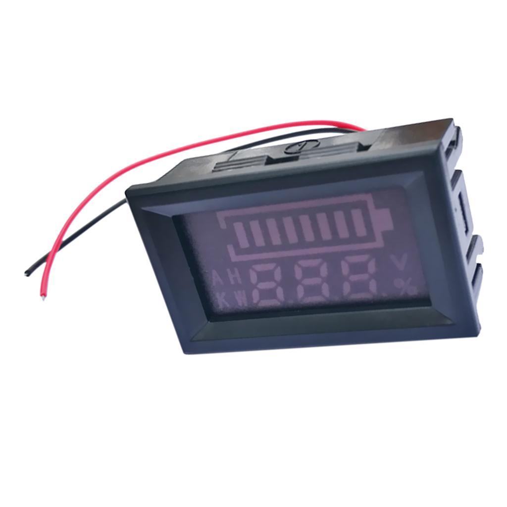 Acid Lead Lithium Battery Indicator Capacity Digital LED Tester Voltmeter