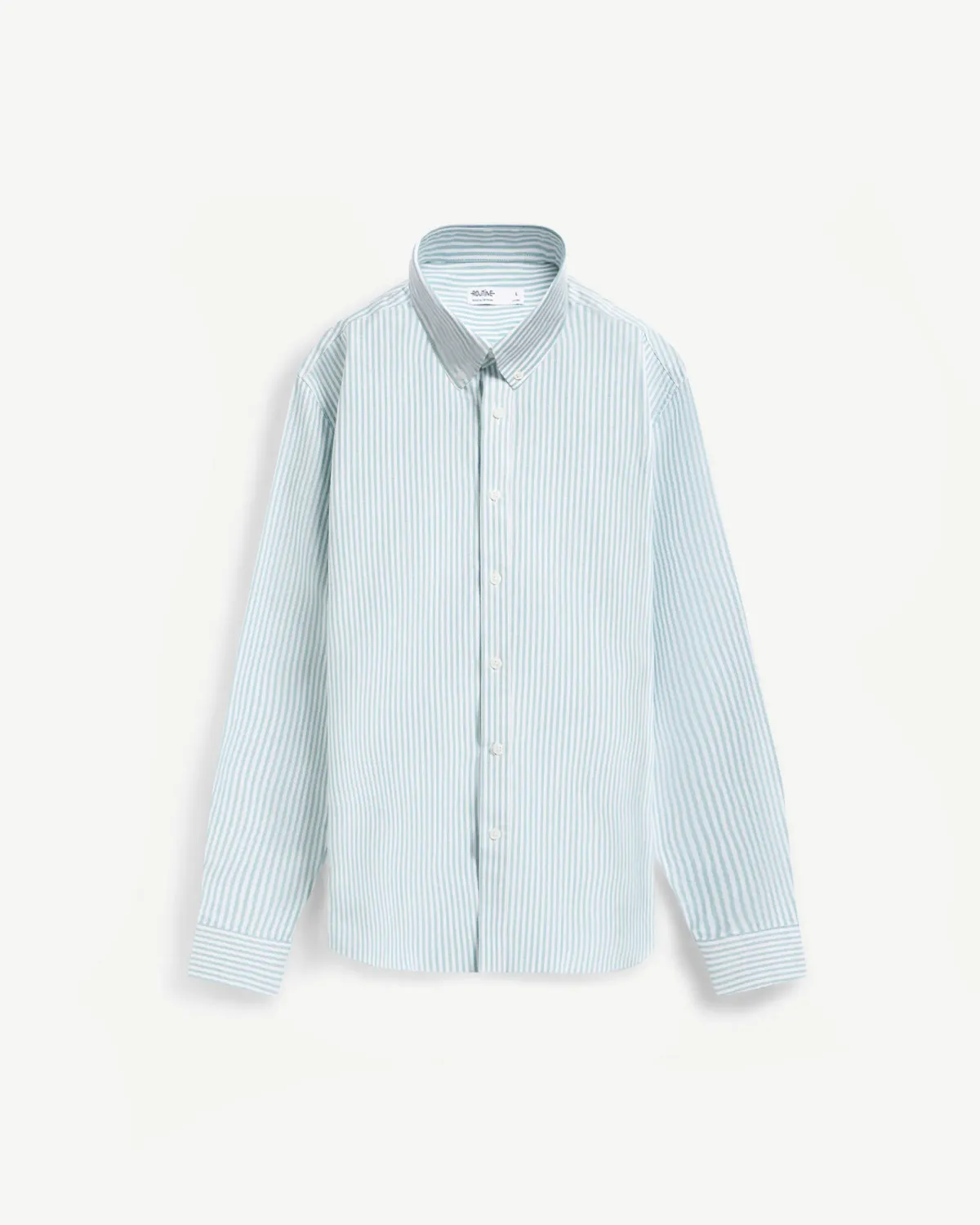 Áo sơ mi tay dài nam oxford sọc. Fitted - RT 10S25SHL007 | ROUTINE CÀ MAU