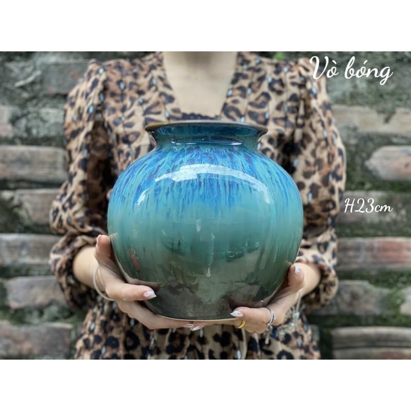 Lọ hoa Vò Bóng sẵn hàng cao 23cm