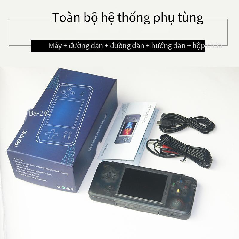Đảm bảo chất lượng RETRO GAME cầm tay tích hợp 3000 máy chơi game arcade GBC GBA 8-bit NES hoài cổ máy chơi game