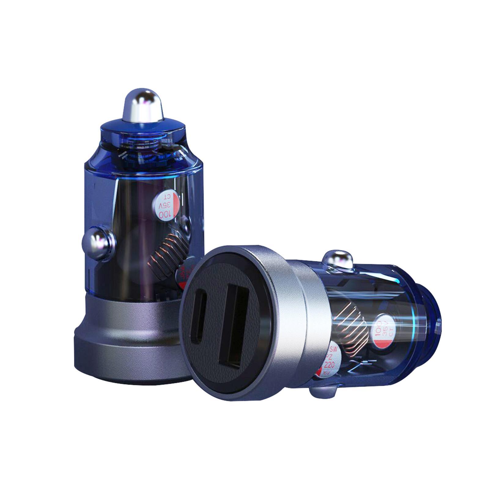 Fast Car Charger USB USB C Dual Ports Fast Charging Portable for Rvs