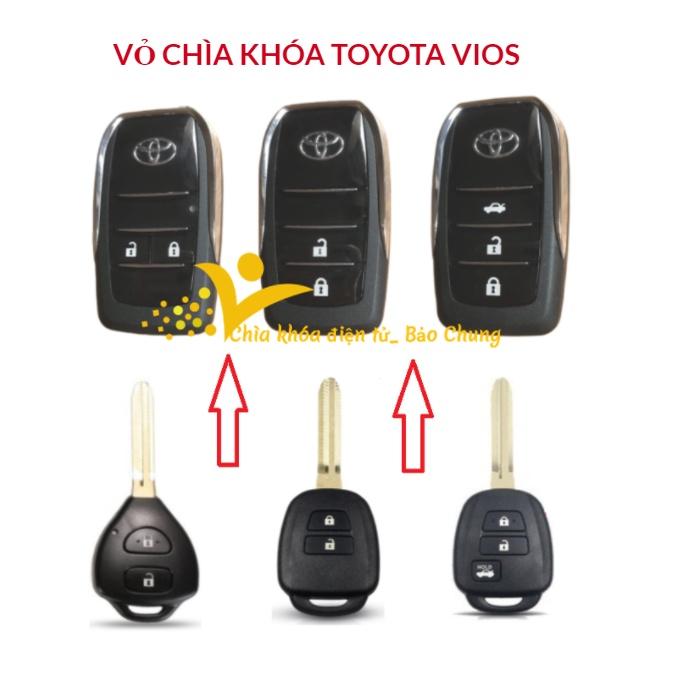 Vỏ chìa khóa xe Toyota Vios đầy đủ các mẫu