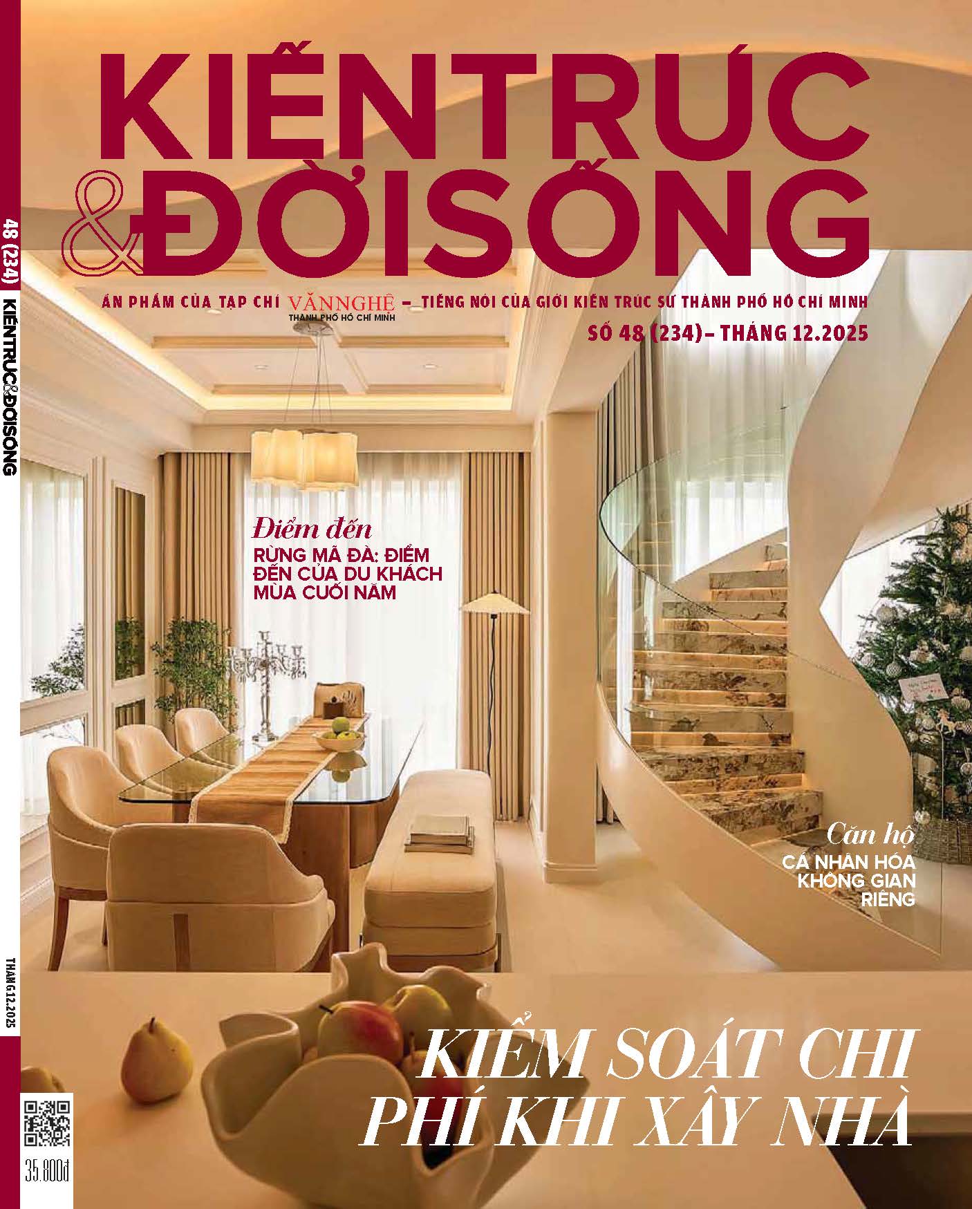 Tạp chí Kiến Trúc và Đời Sống số 234 (Tháng 12-2025)_ Kiểm soát chi phí khi xây nhà