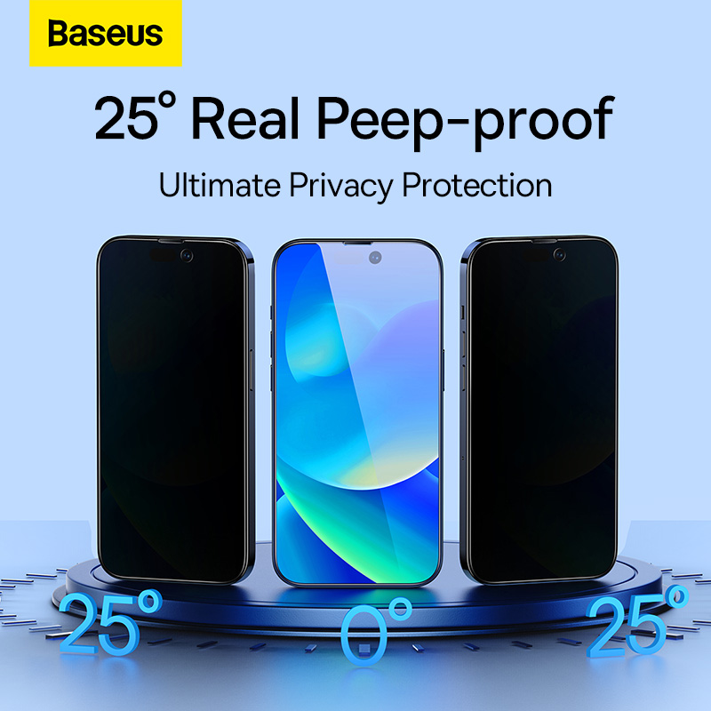 Cường Lực Chống Nhìn Trộm All-glass Crys Peep-proof Tempered Glass Film iP14