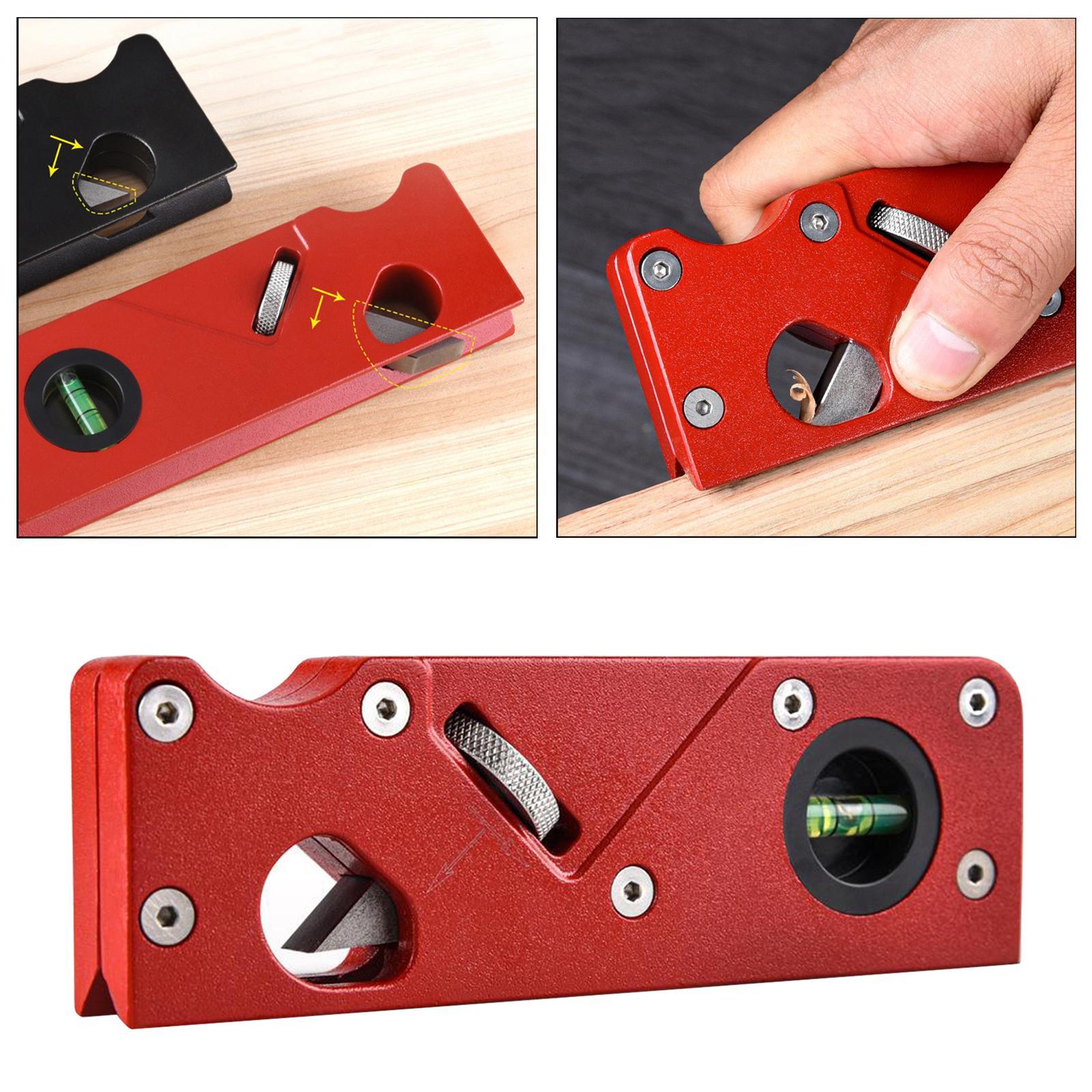 3x Adjustable Bevel Planer Woodworking Hand Plane for Edge Planing