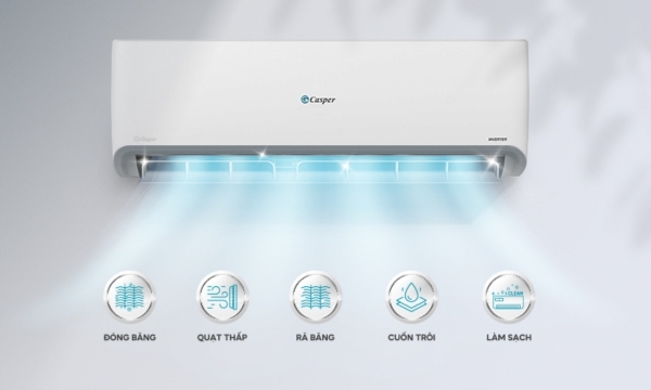 Máy lạnh Casper Inverter - Tự làm sạch dàn lạnh iClean