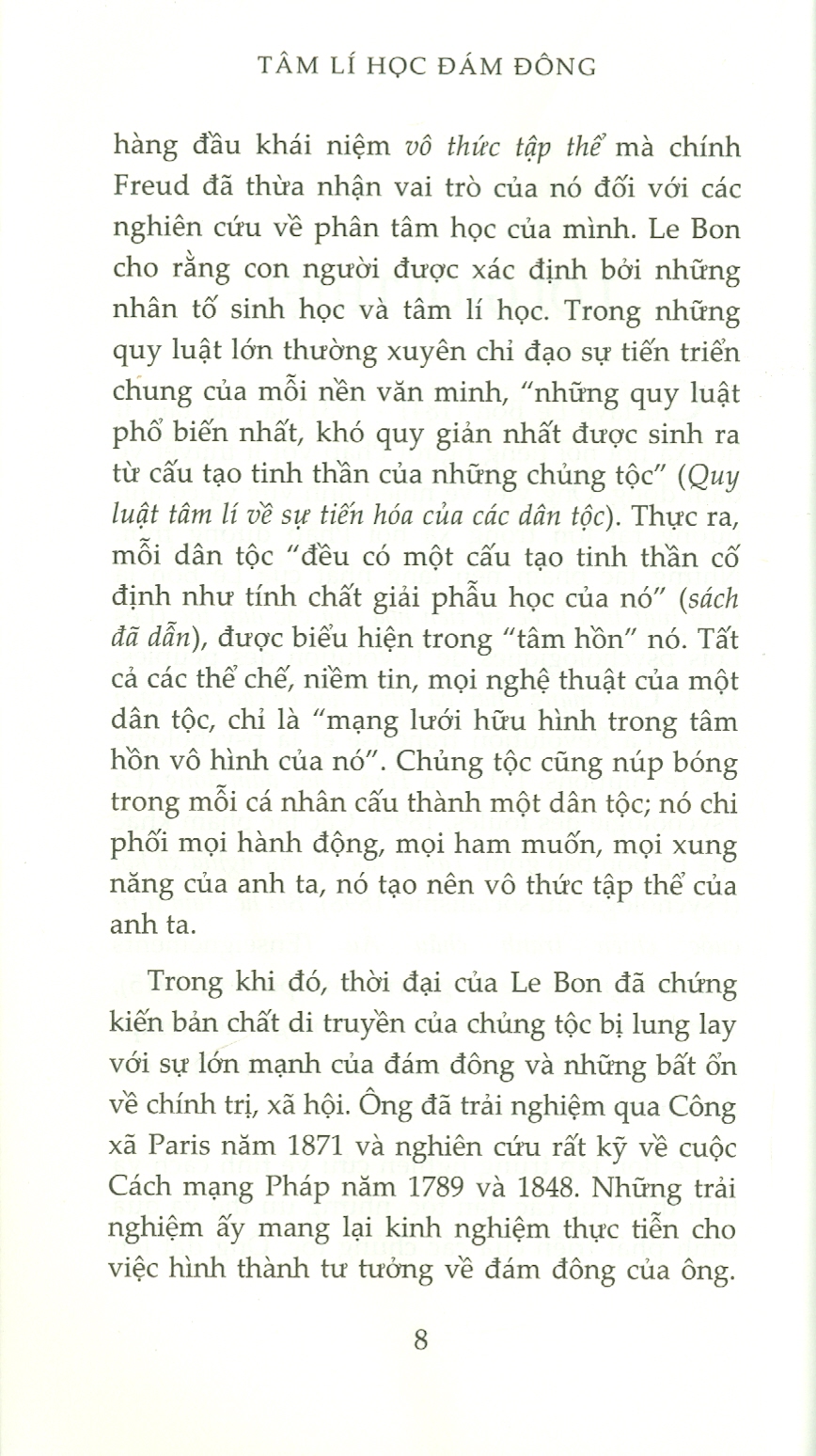 TÂM LÍ HỌC ĐÁM ĐÔNG - Cùng Tâm Lí Đám Đông Và Phân Tích Cái Tôi Của Của S. FREUD - Tủ Sách Tinh Hoa